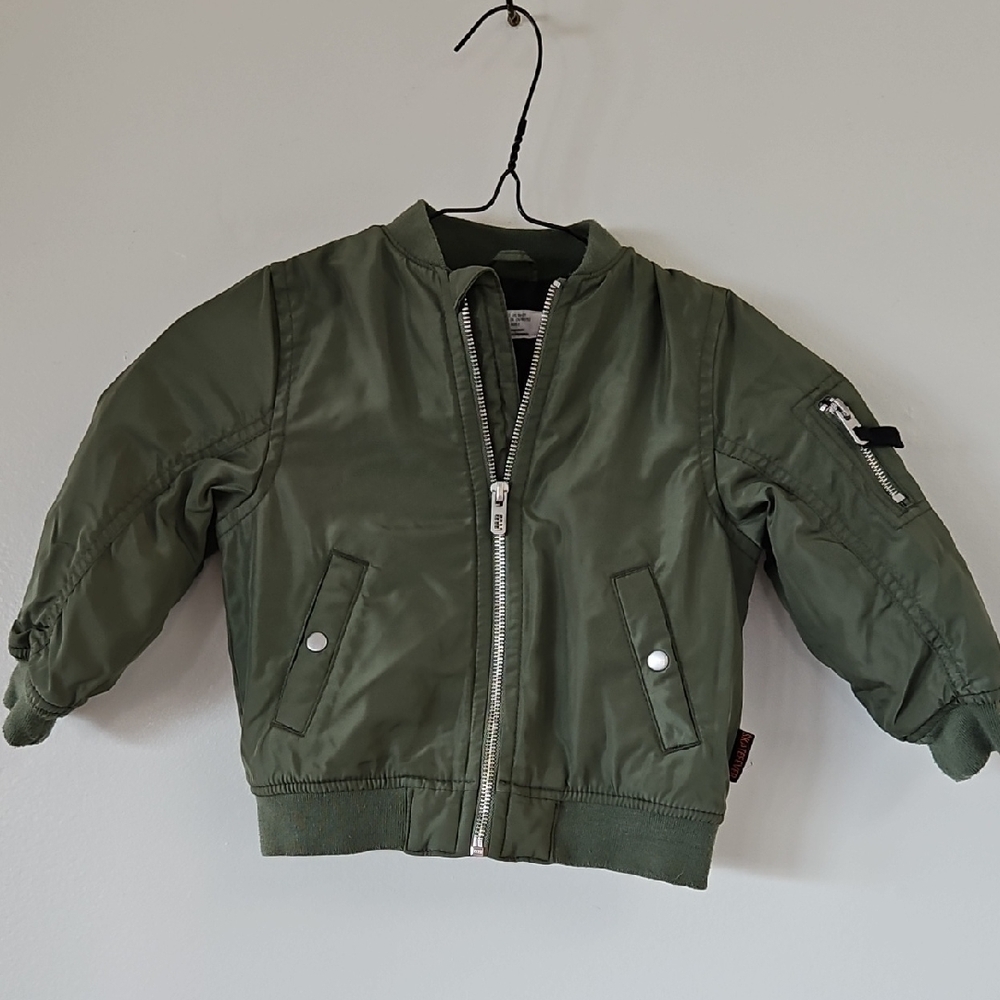H&M Olive Green Bomber Jacket